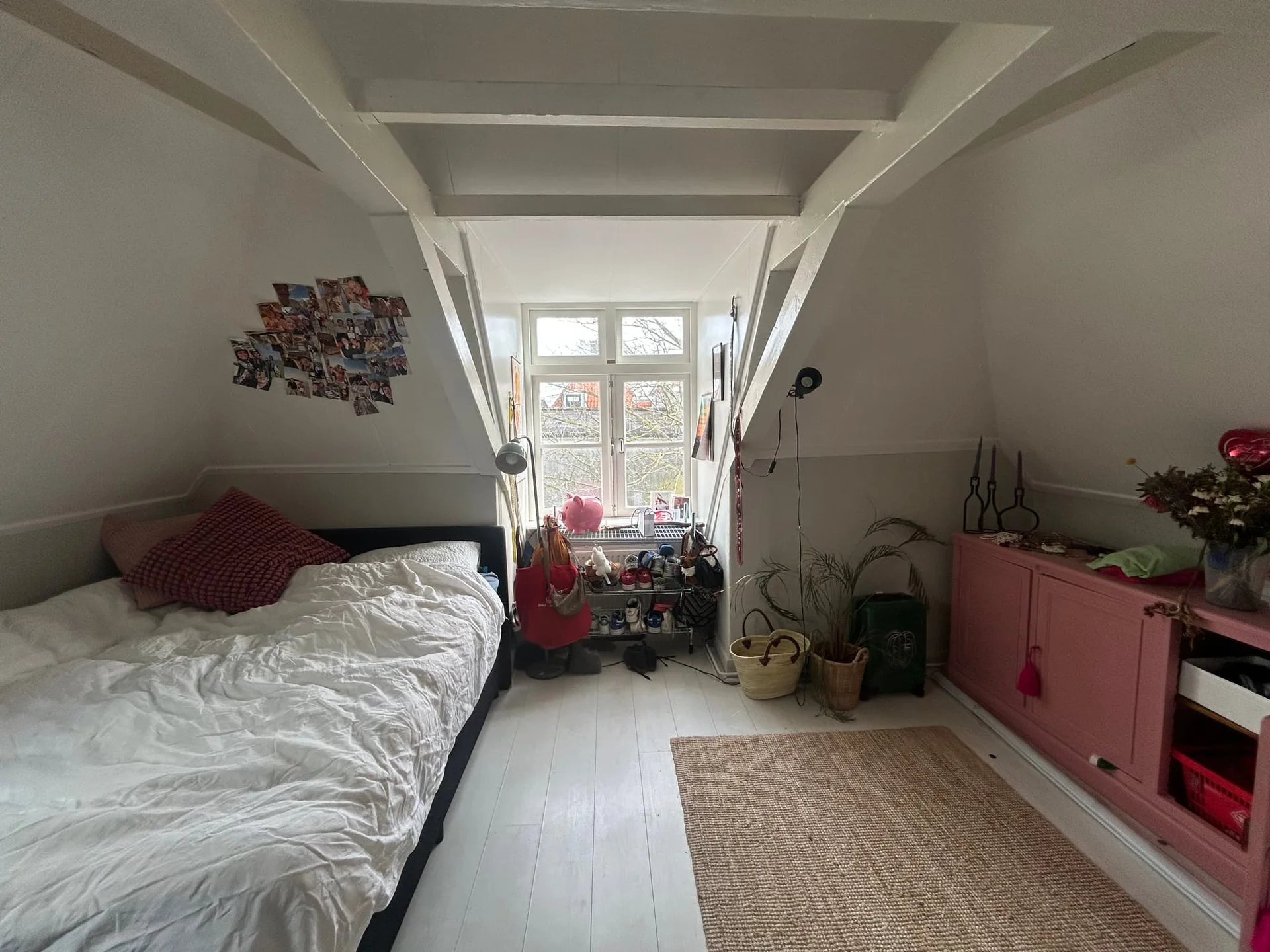 geblurde versie van de foto als achtergrond