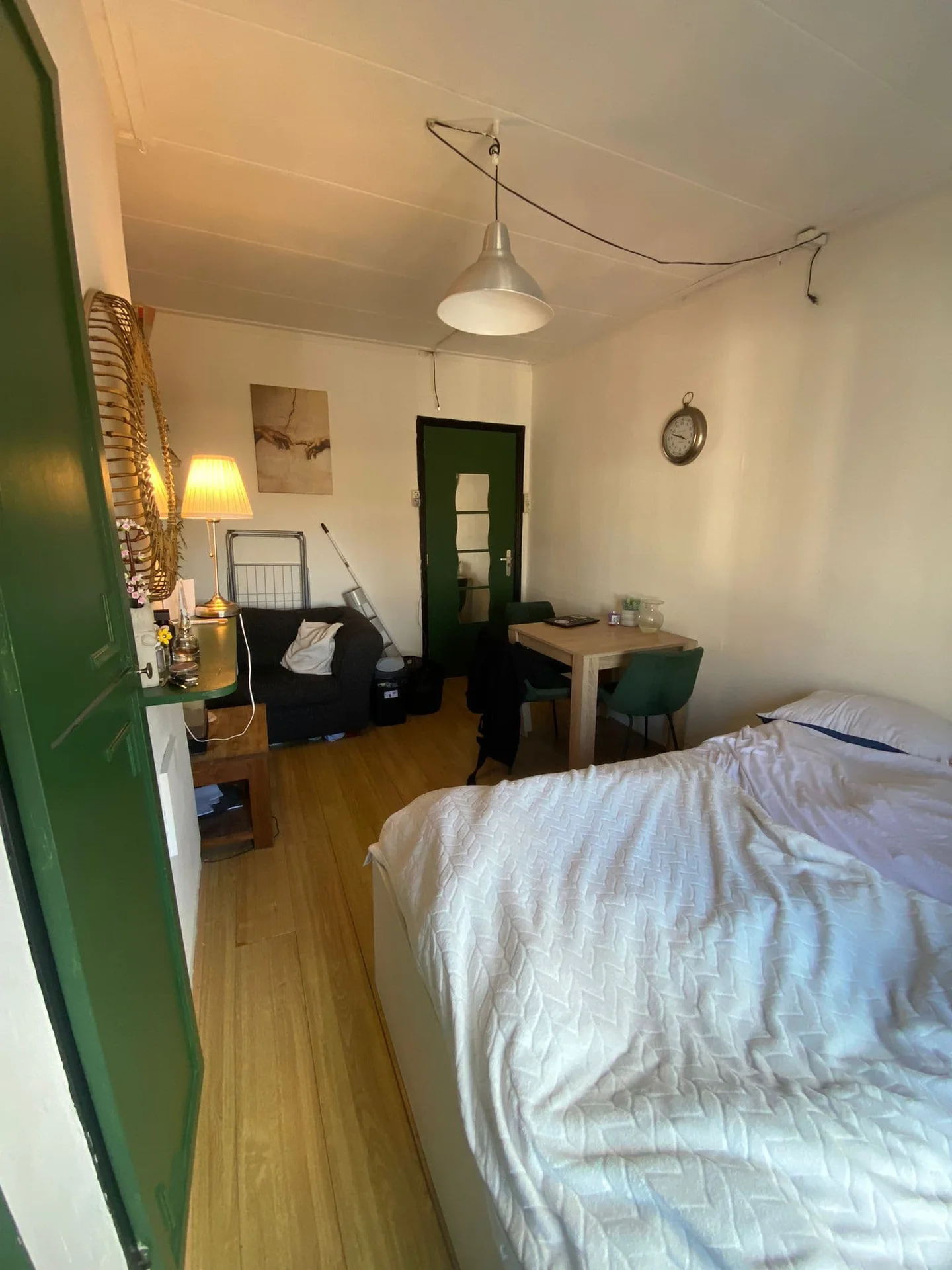 geblurde versie van de foto als achtergrond