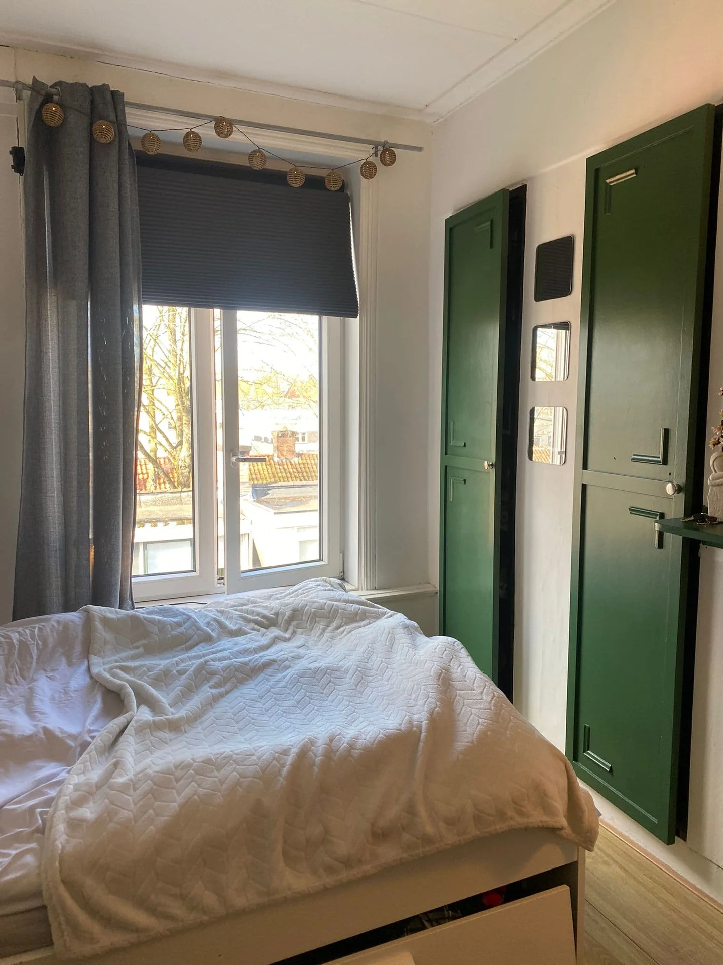 geblurde versie van de foto als achtergrond