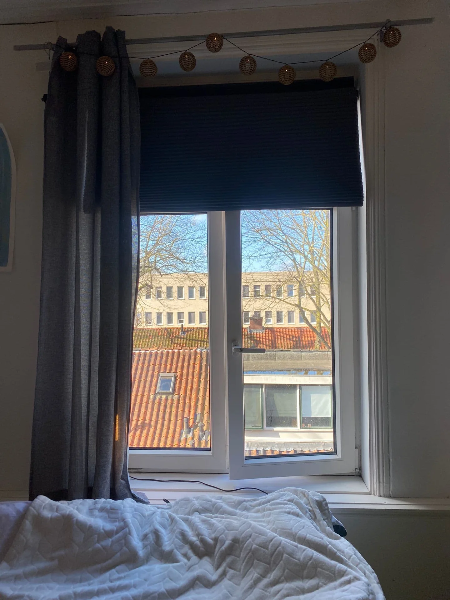 geblurde versie van de foto als achtergrond