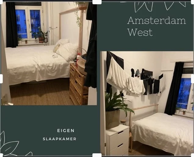 Foto van de Kamer gelegen aan de Erik de Roodestraat in Amsterdam