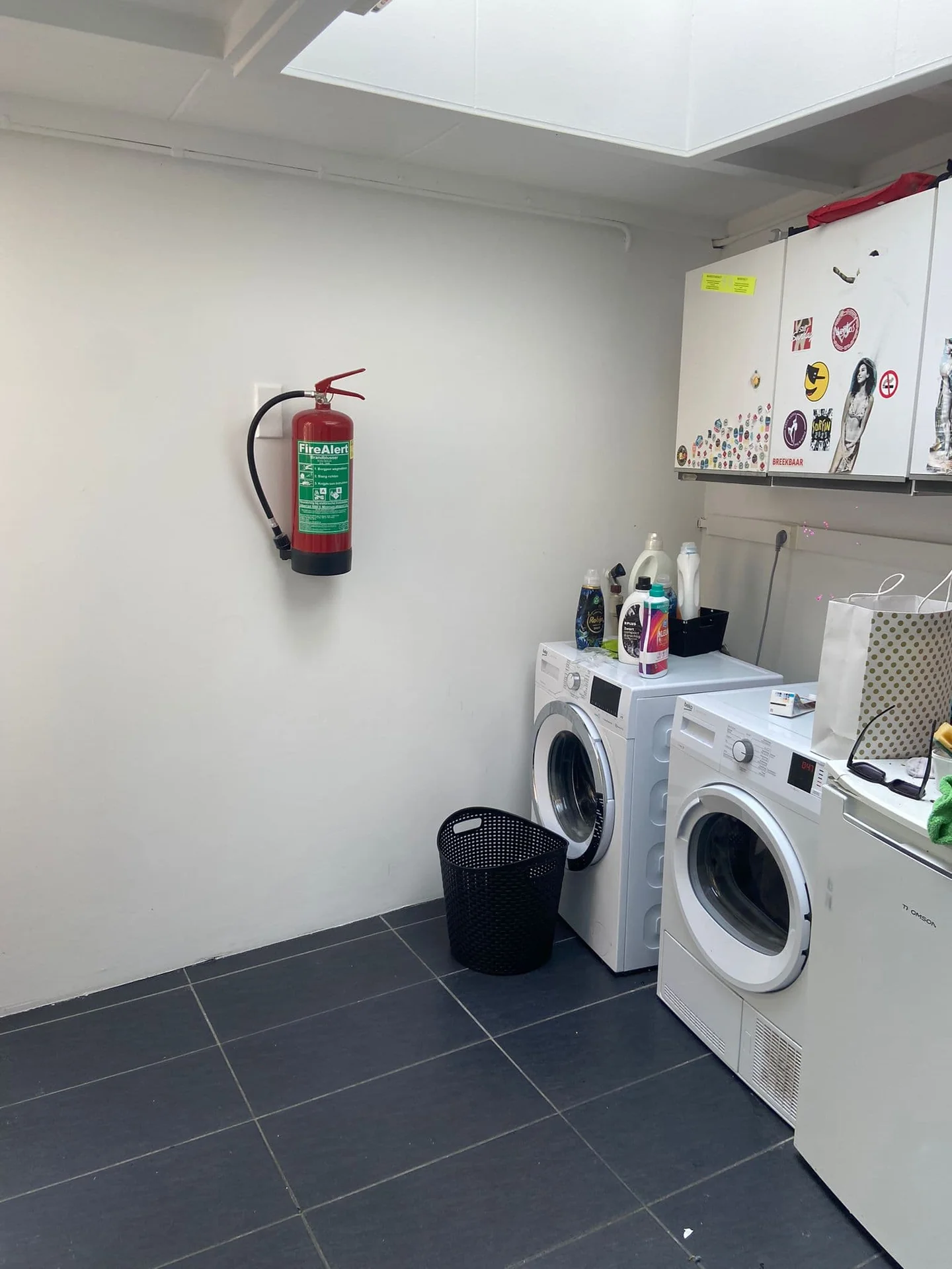 geblurde versie van de foto als achtergrond