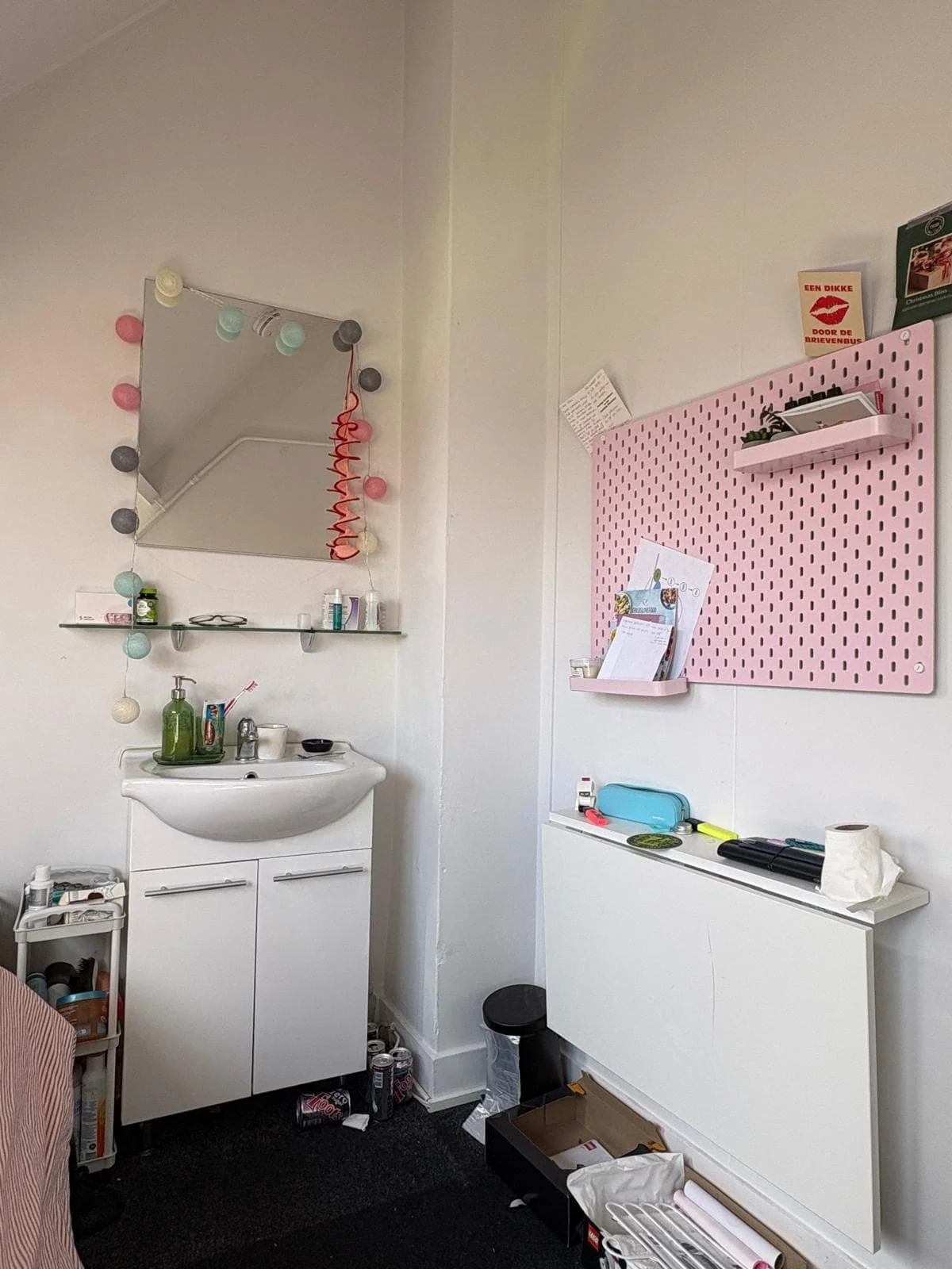 geblurde versie van de foto als achtergrond