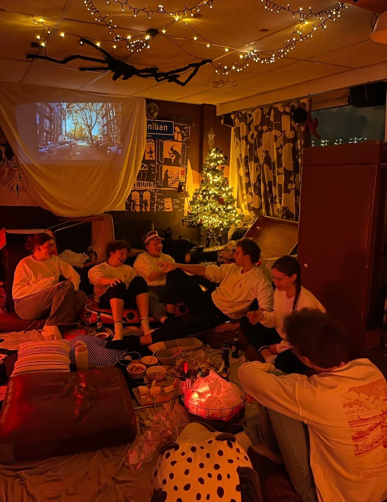 geblurde versie van de foto als achtergrond