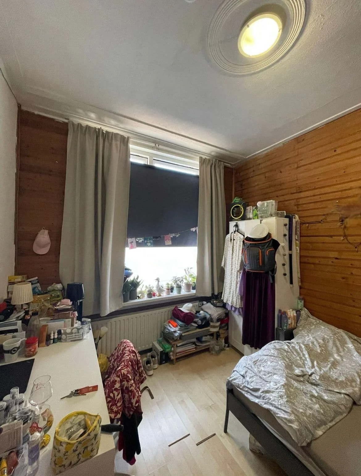 geblurde versie van de foto als achtergrond