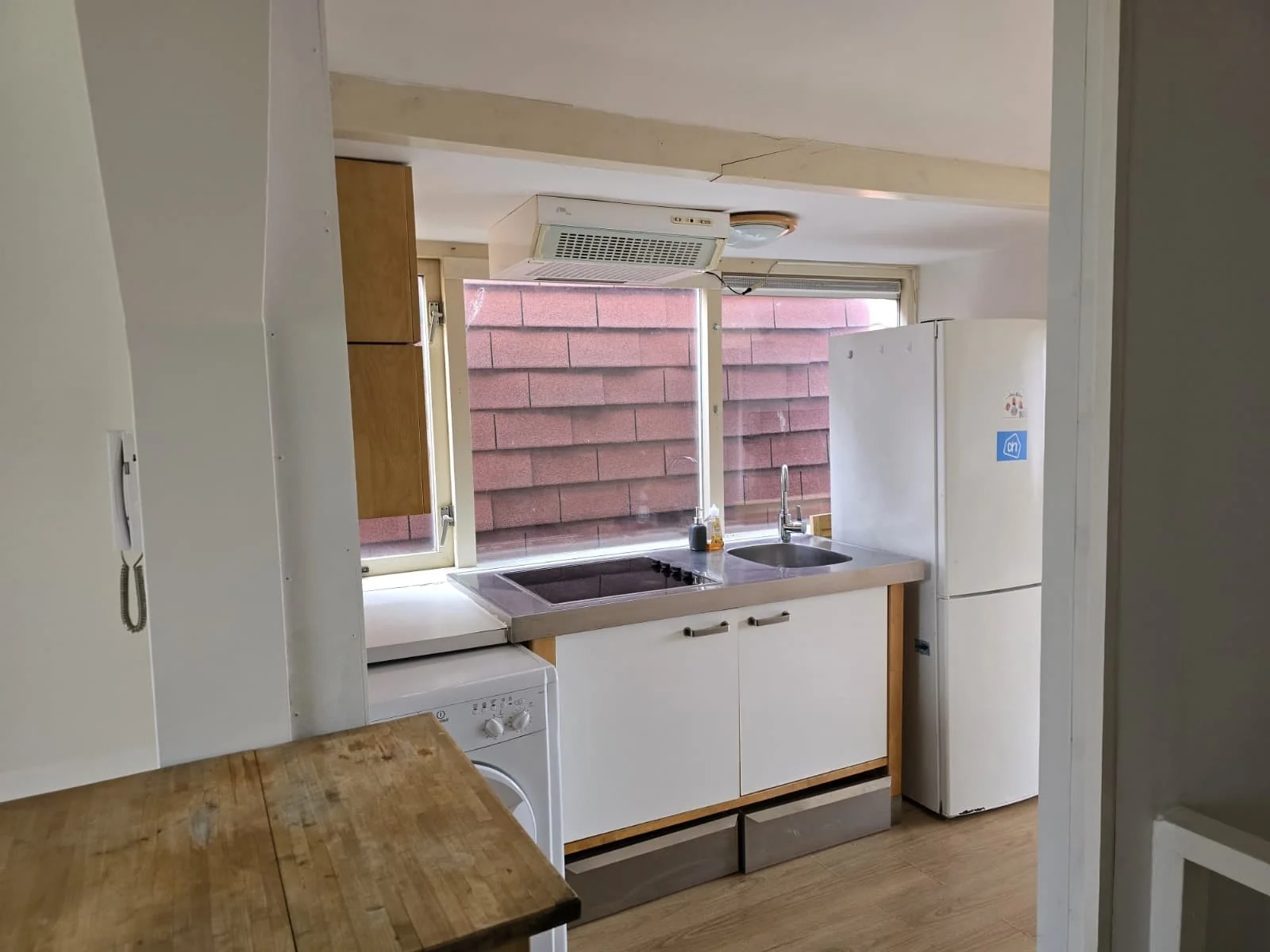 geblurde versie van de foto als achtergrond