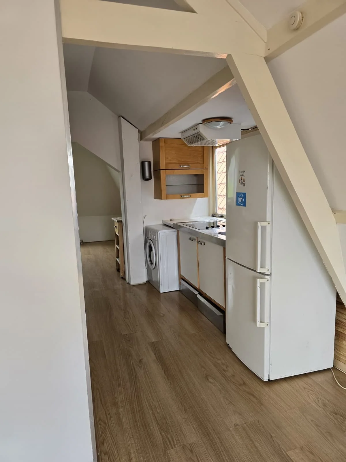 geblurde versie van de foto als achtergrond