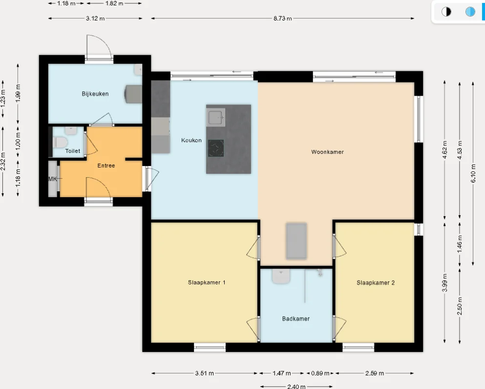 Foto van de Appartement gelegen aan de Heikantstraat in Waalre