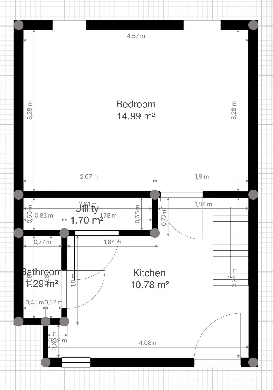 Foto van de Kamer gelegen aan de Pruimenstraat in Amsterdam