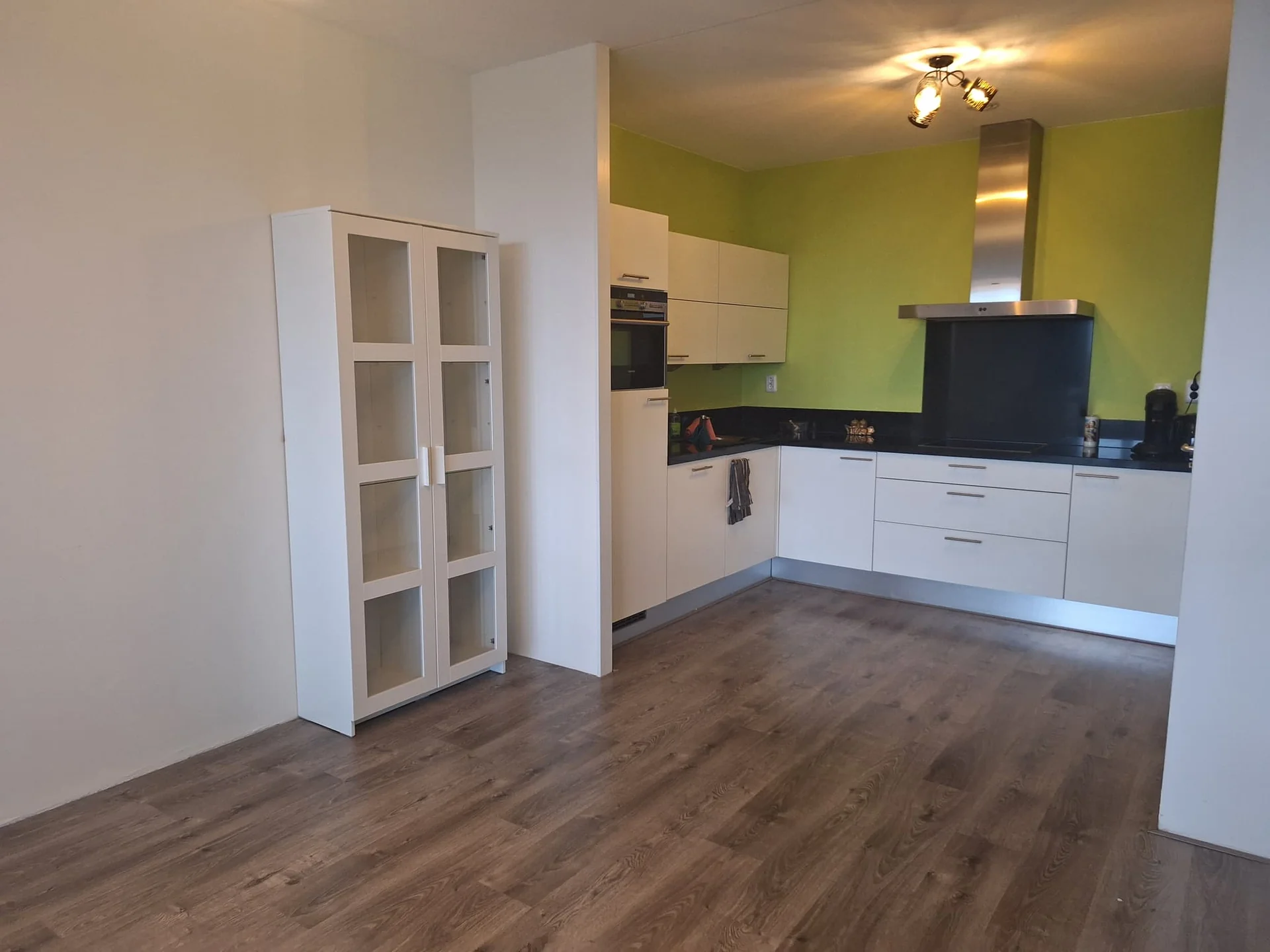 geblurde versie van de foto als achtergrond