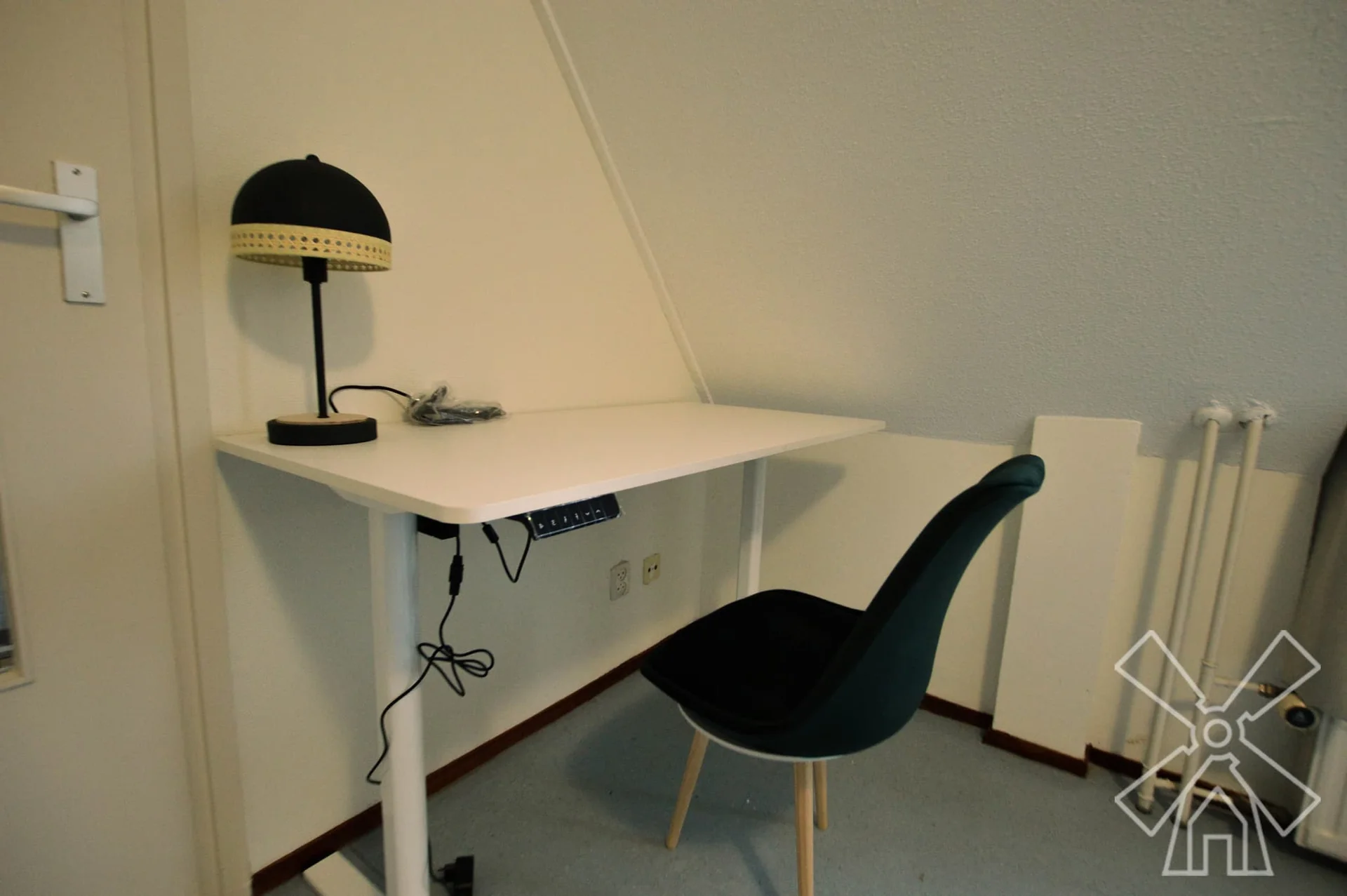 geblurde versie van de foto als achtergrond