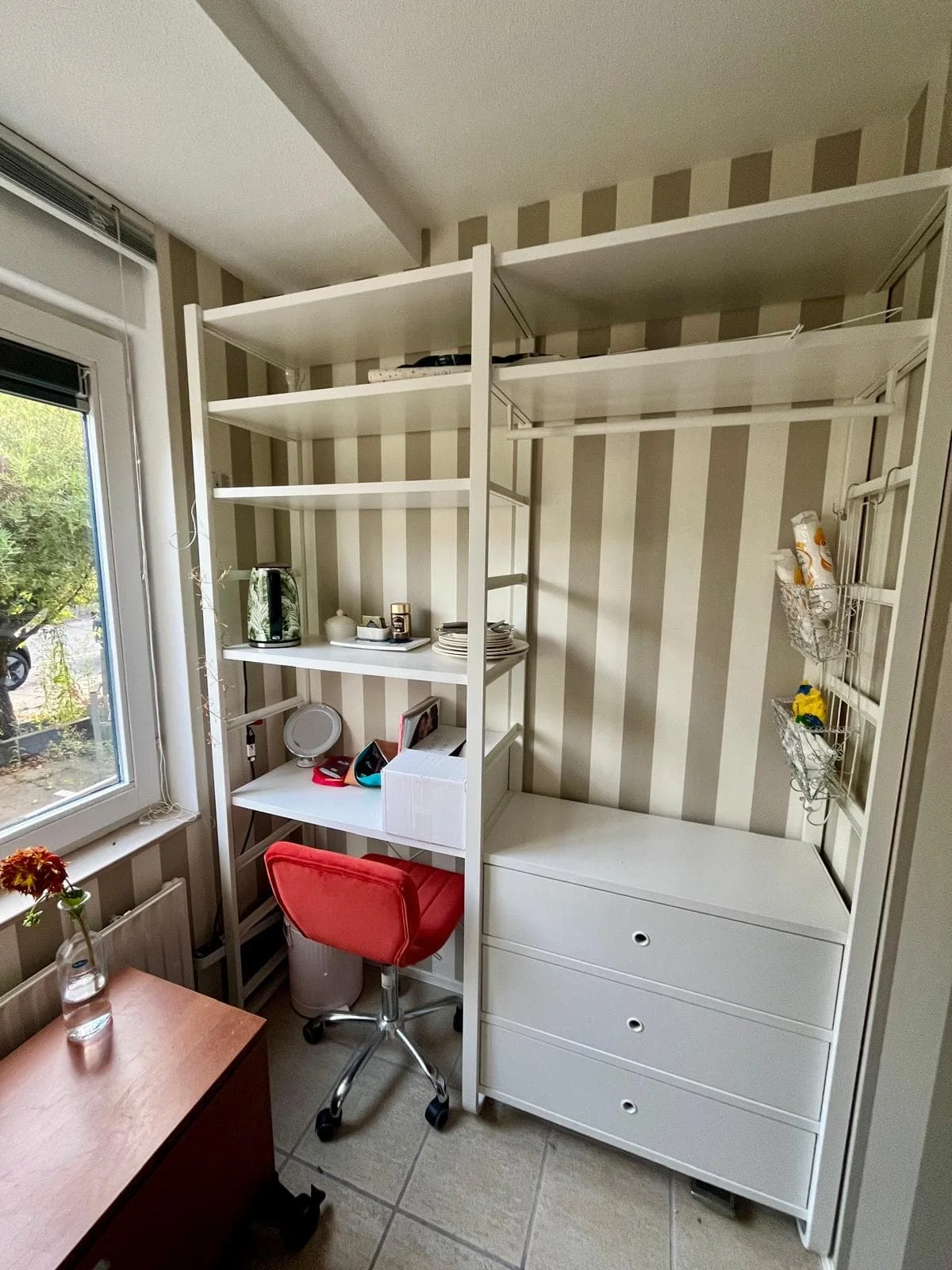 geblurde versie van de foto als achtergrond