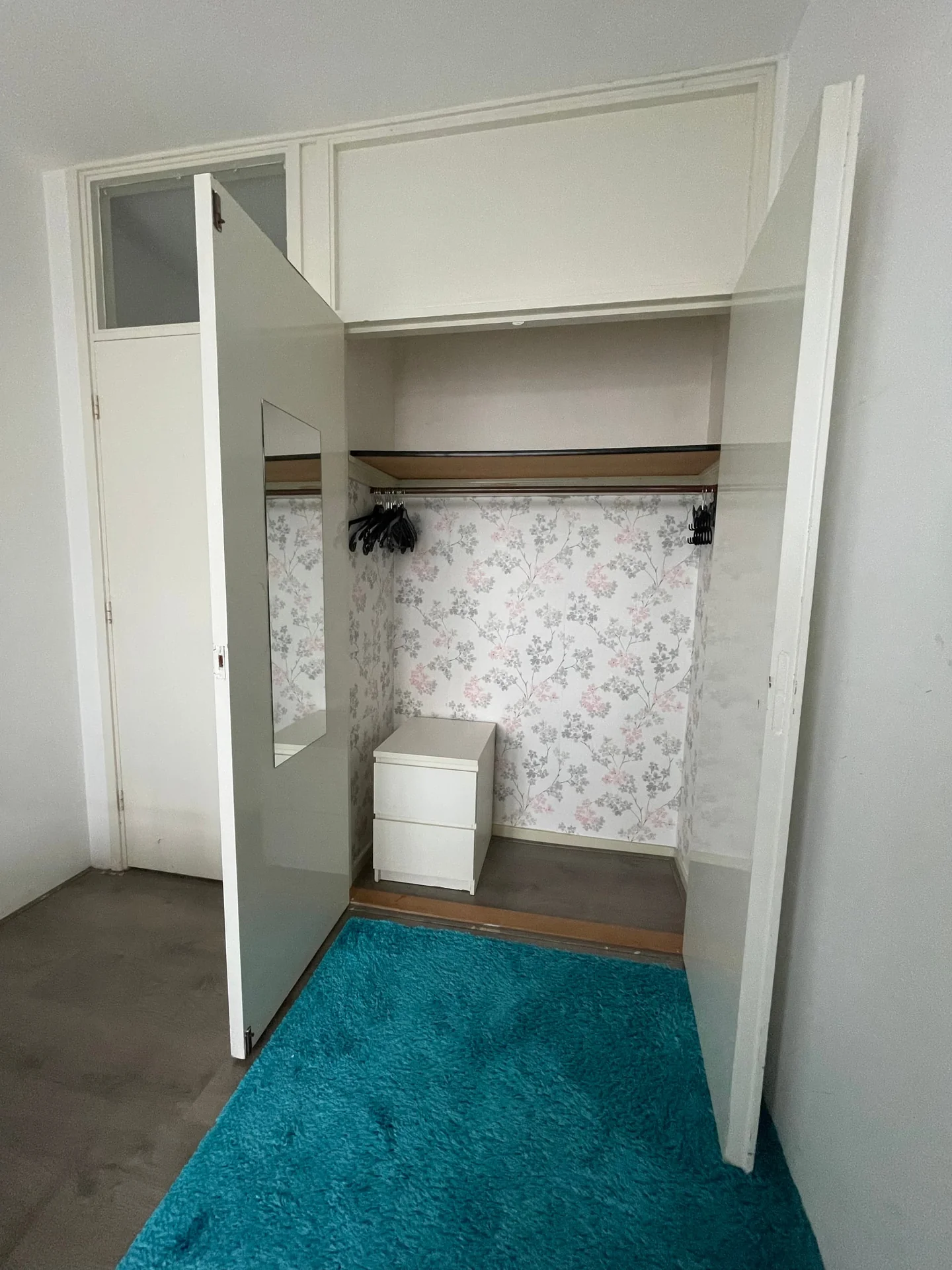 geblurde versie van de foto als achtergrond