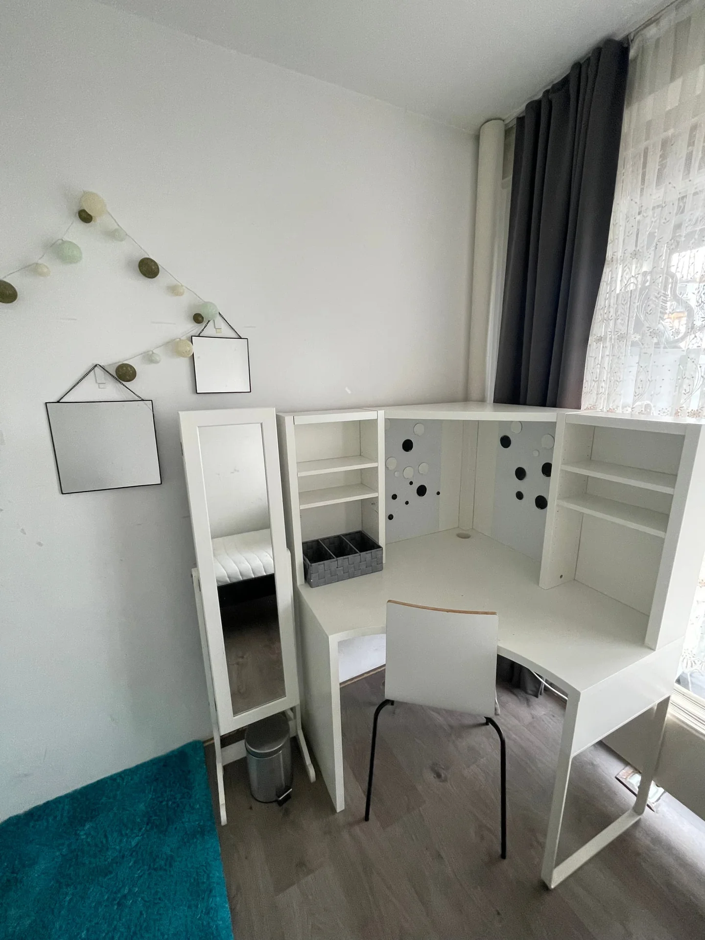 geblurde versie van de foto als achtergrond