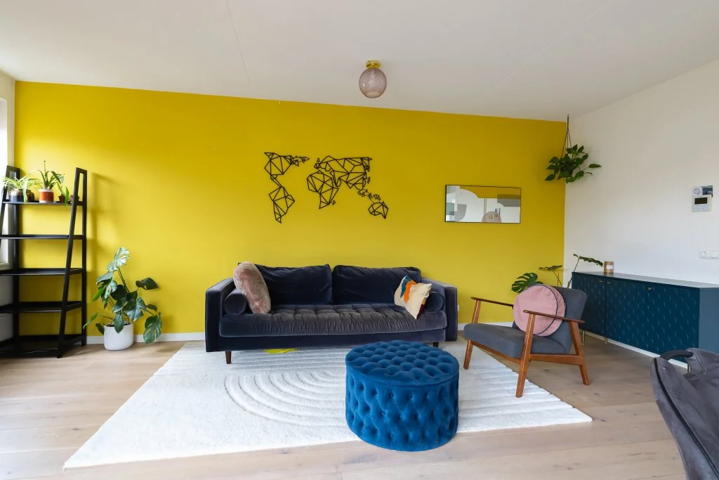 geblurde versie van de foto als achtergrond