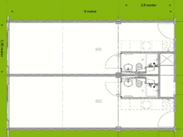 Foto van de Studio gelegen aan de Markelerbergpad in Amsterdam