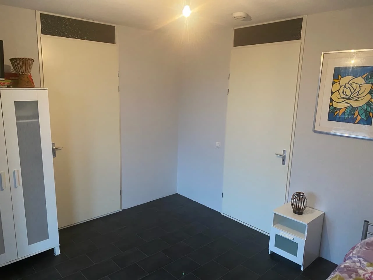 geblurde versie van de foto als achtergrond