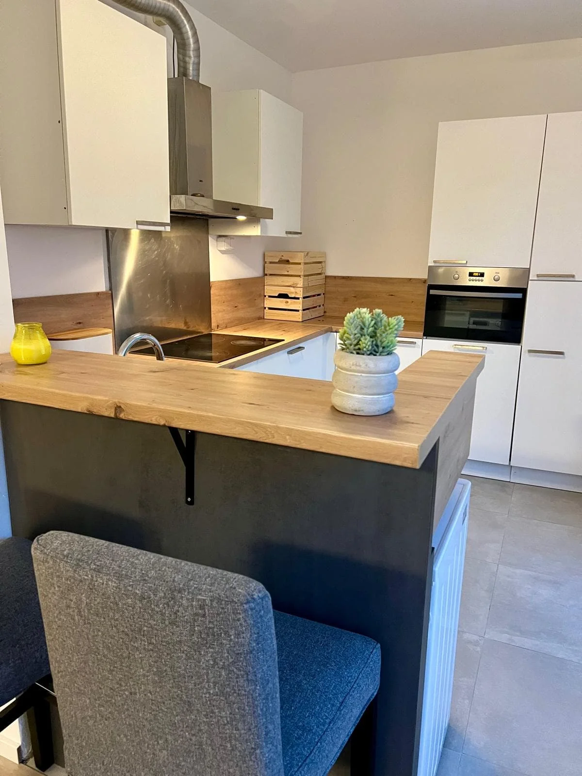 geblurde versie van de foto als achtergrond