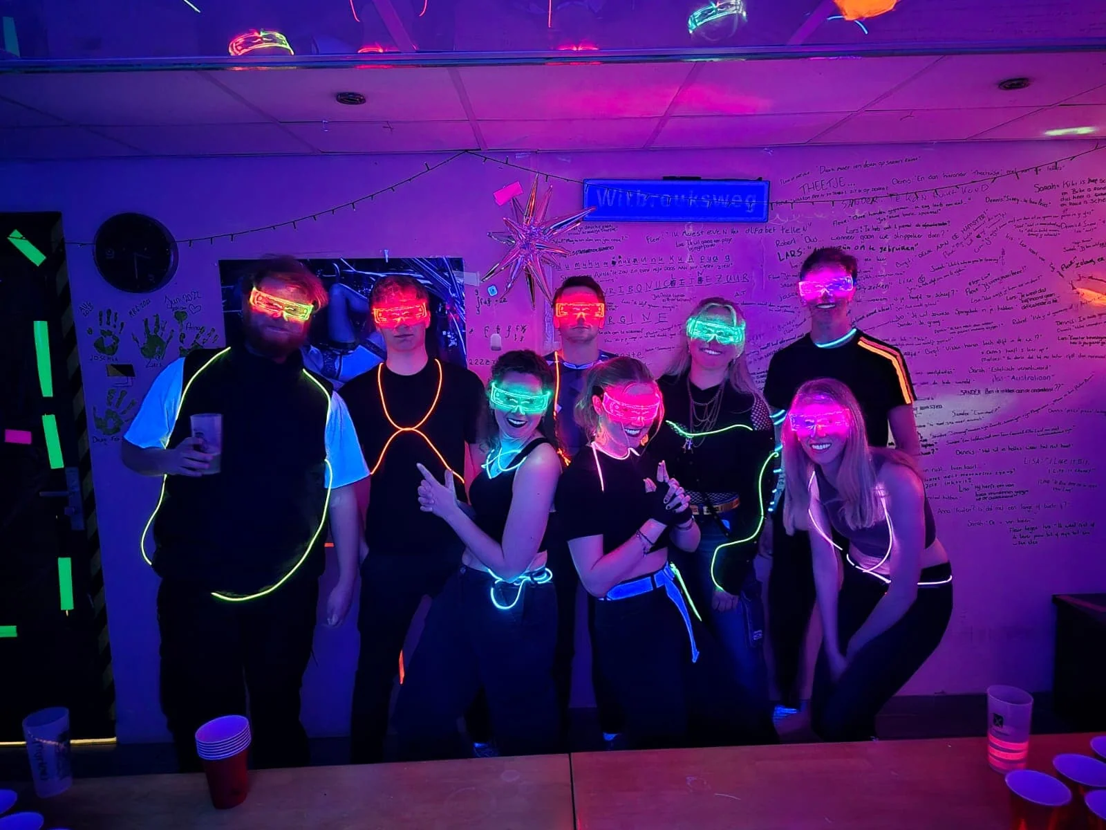 geblurde versie van de foto als achtergrond