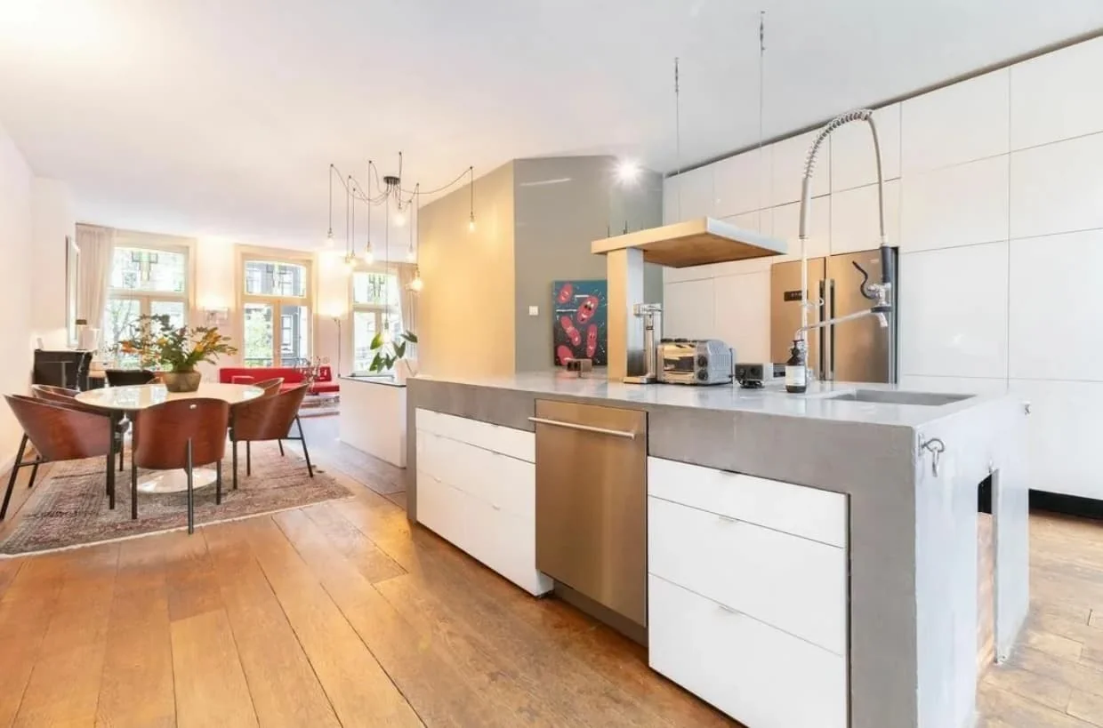 Foto van de Appartement gelegen aan de Sarphatistraat in Amsterdam