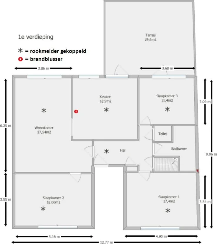 Foto van de Kamer gelegen aan de Wolphaertsbocht in Rotterdam