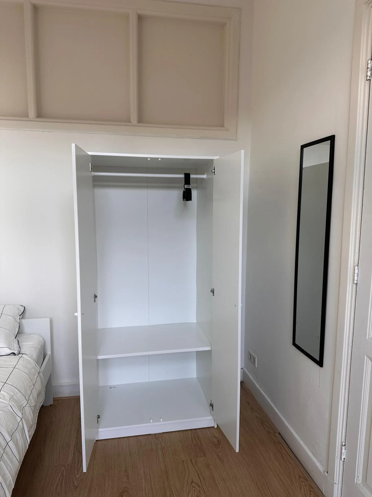 geblurde versie van de foto als achtergrond