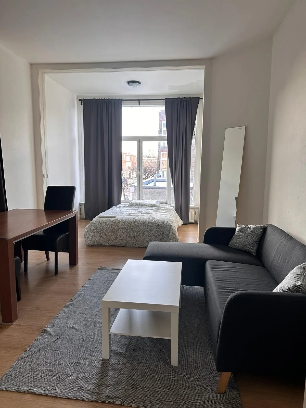 geblurde versie van de foto als achtergrond