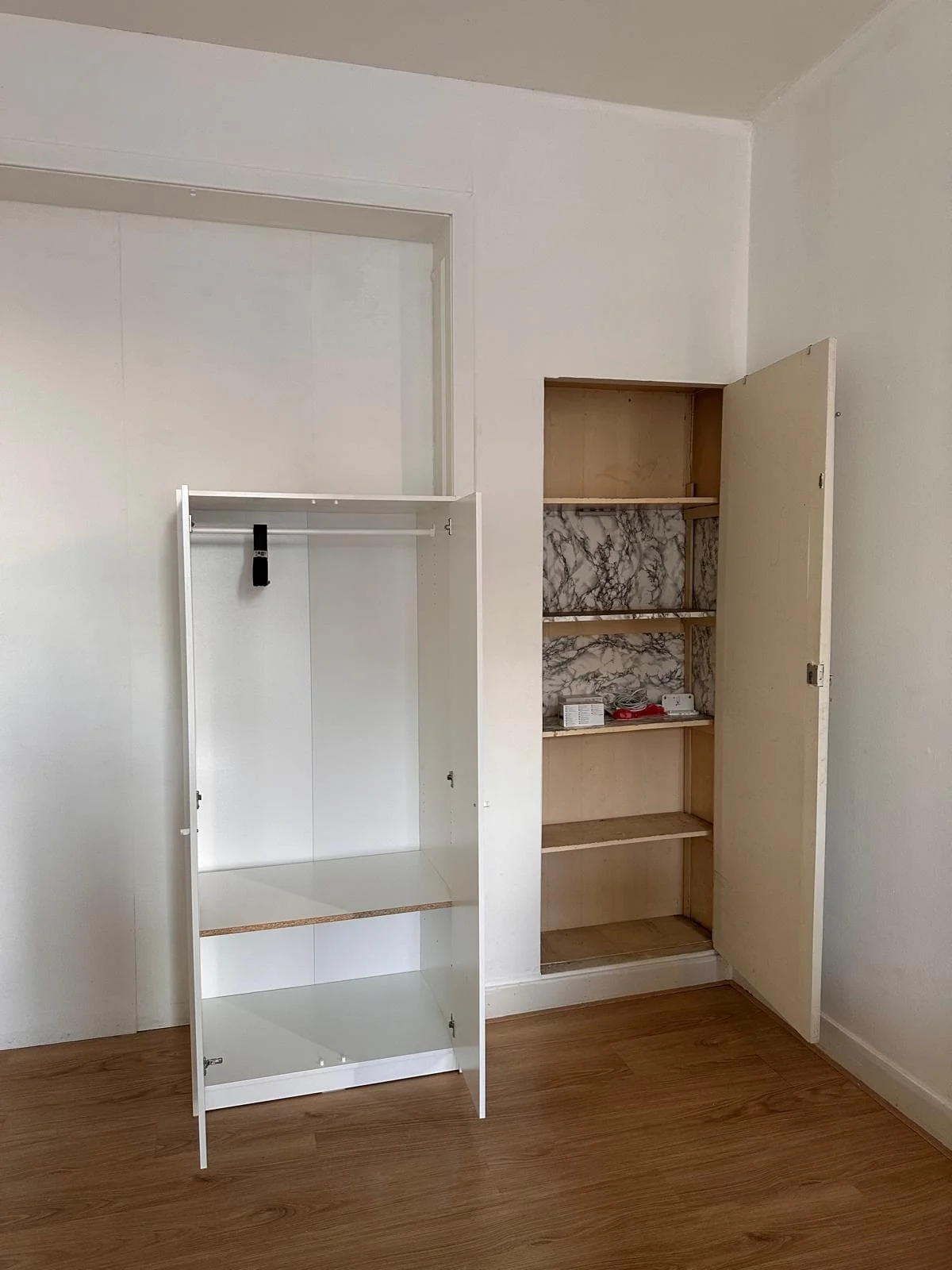 geblurde versie van de foto als achtergrond