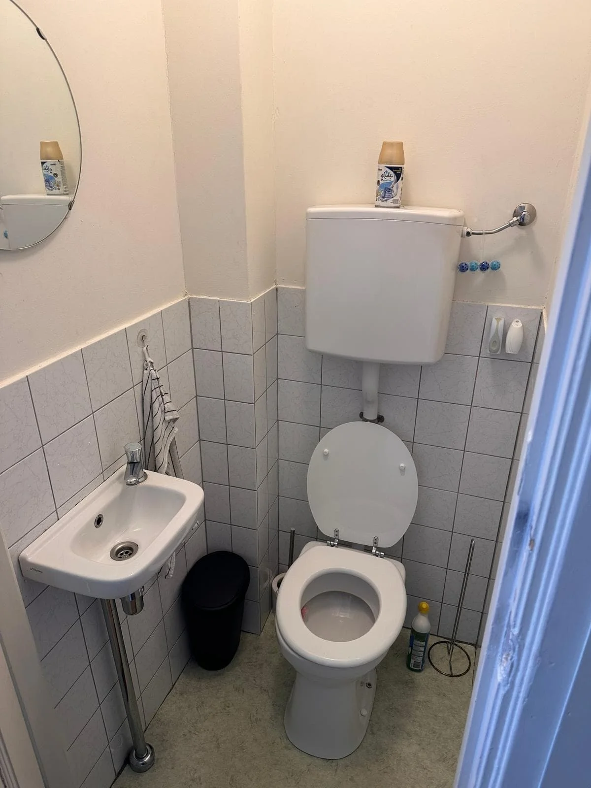 geblurde versie van de foto als achtergrond