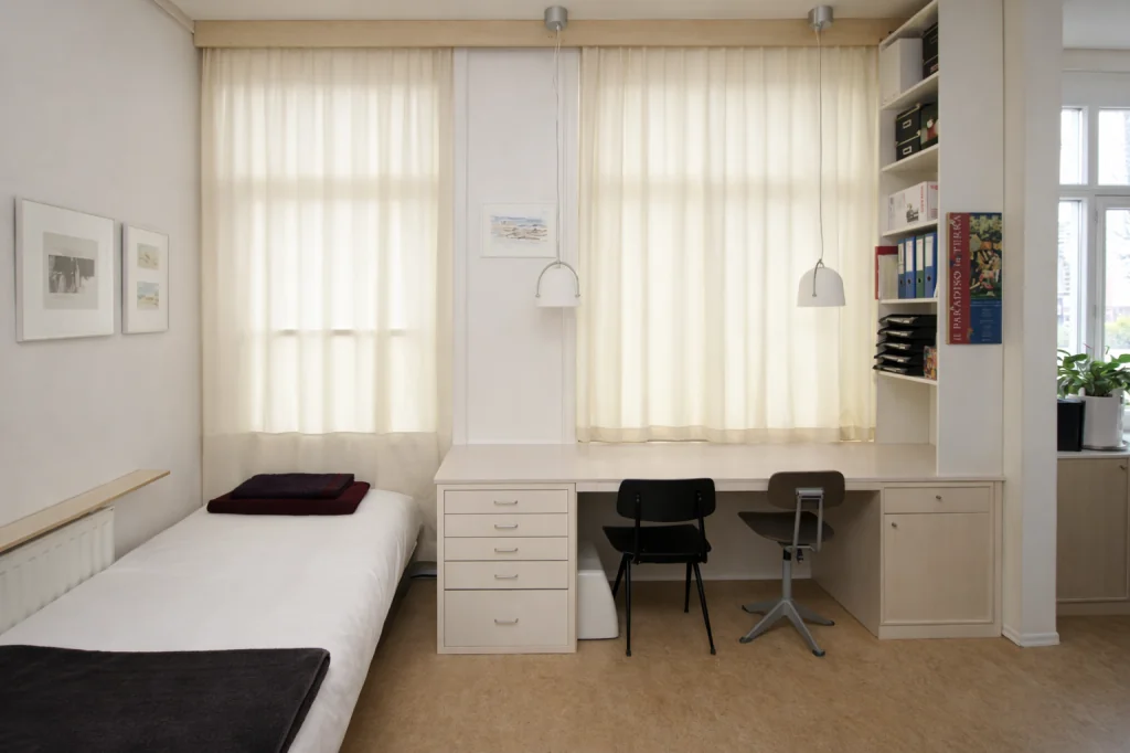 geblurde versie van de foto als achtergrond