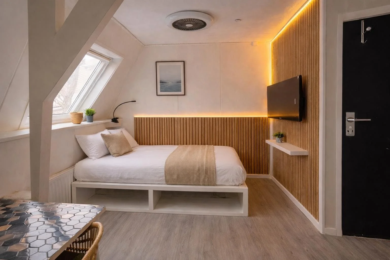 Foto van de Kamer gelegen aan de Haarlemmerstraat in Leiden