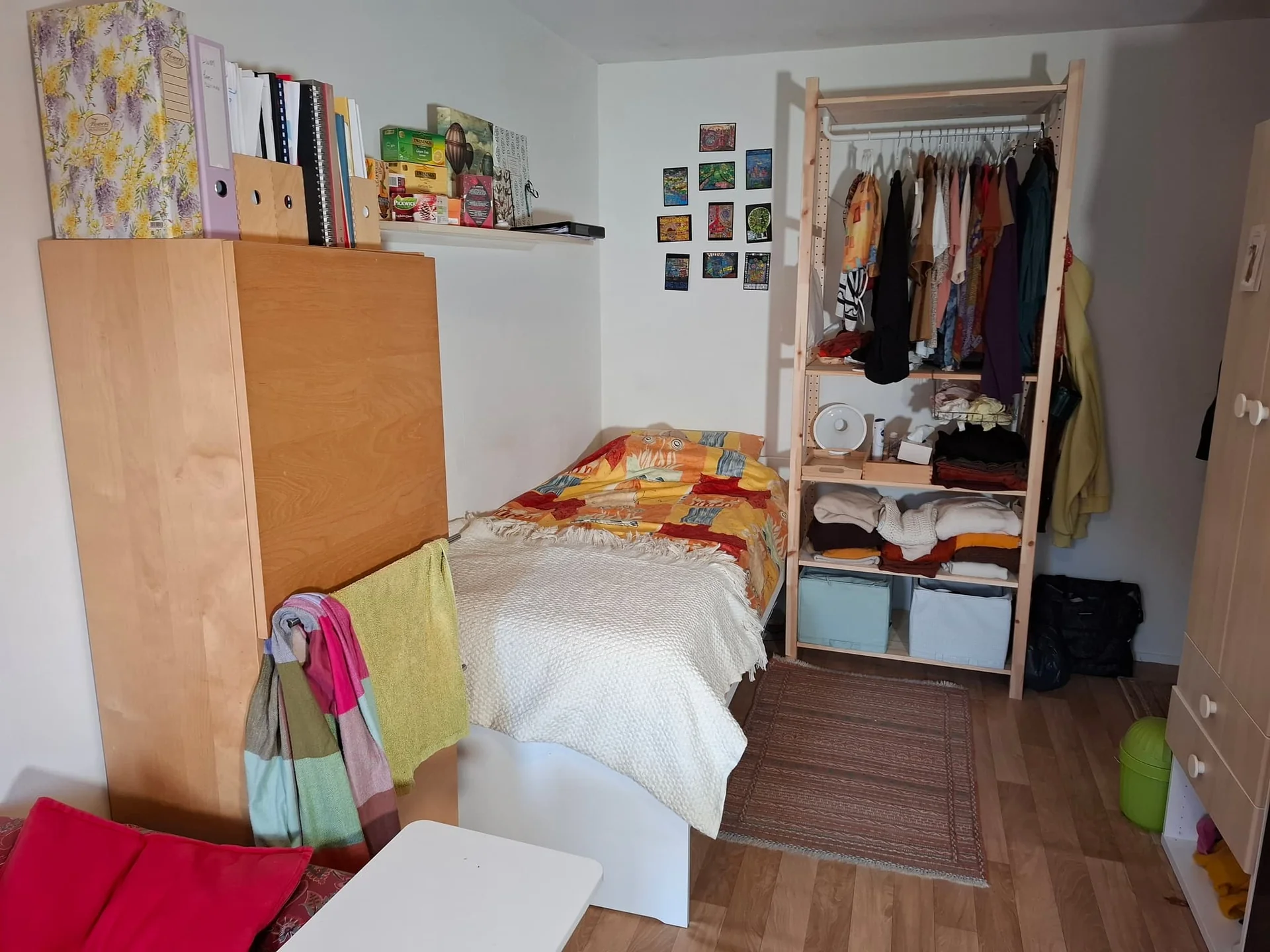 geblurde versie van de foto als achtergrond