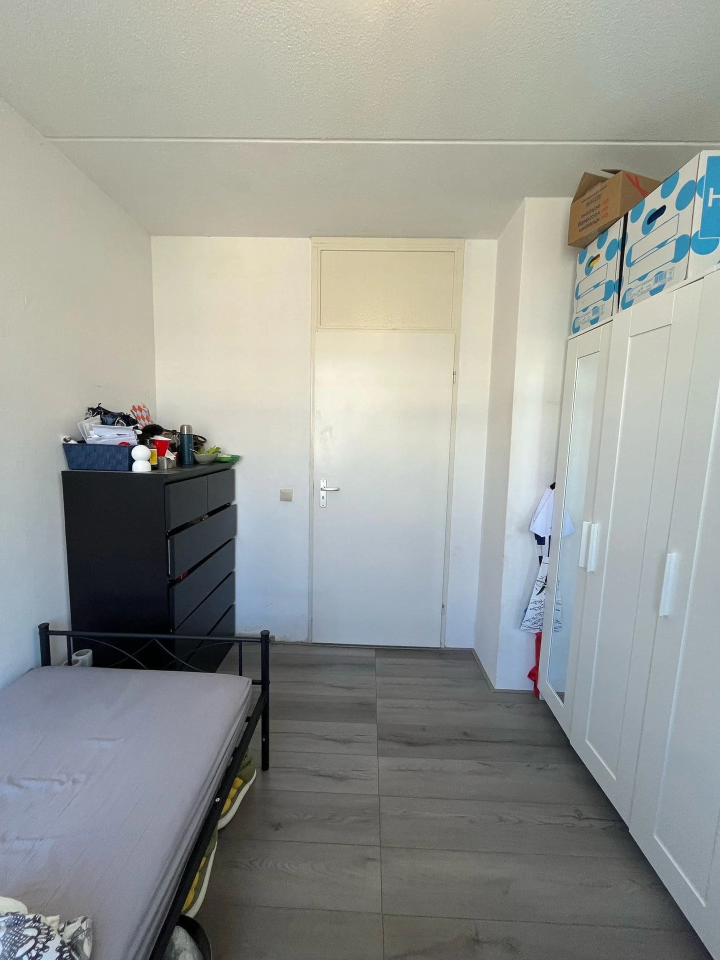 geblurde versie van de foto als achtergrond