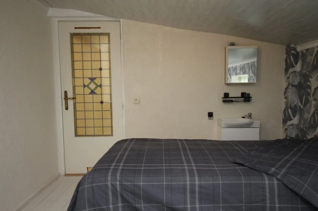 geblurde versie van de foto als achtergrond