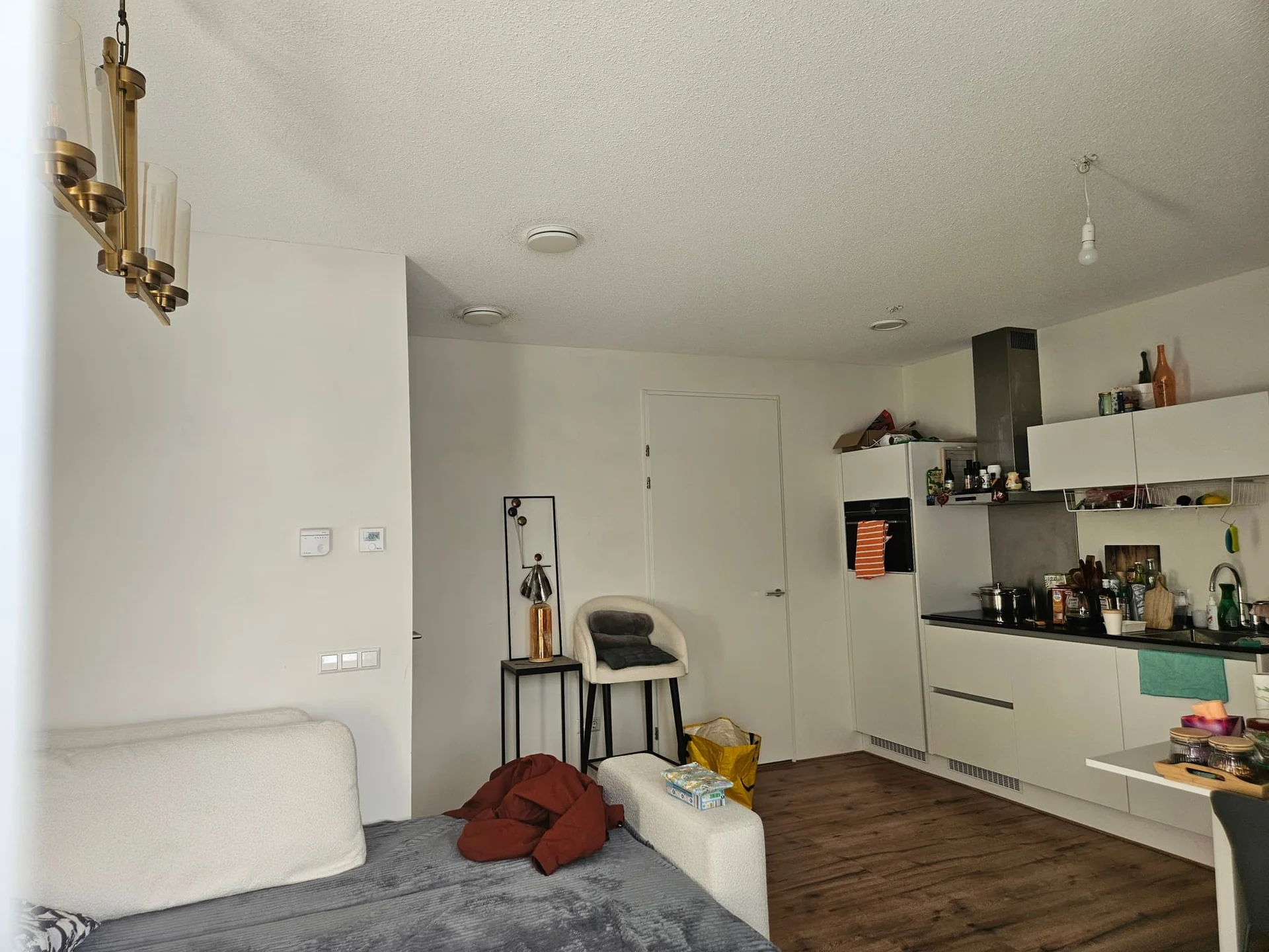 geblurde versie van de foto als achtergrond