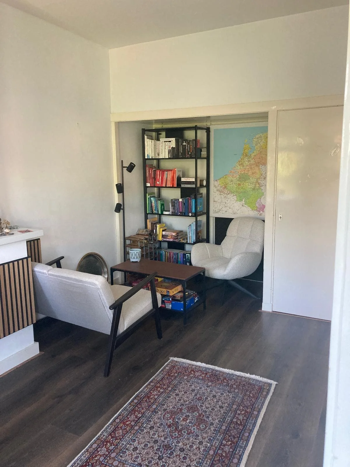 geblurde versie van de foto als achtergrond