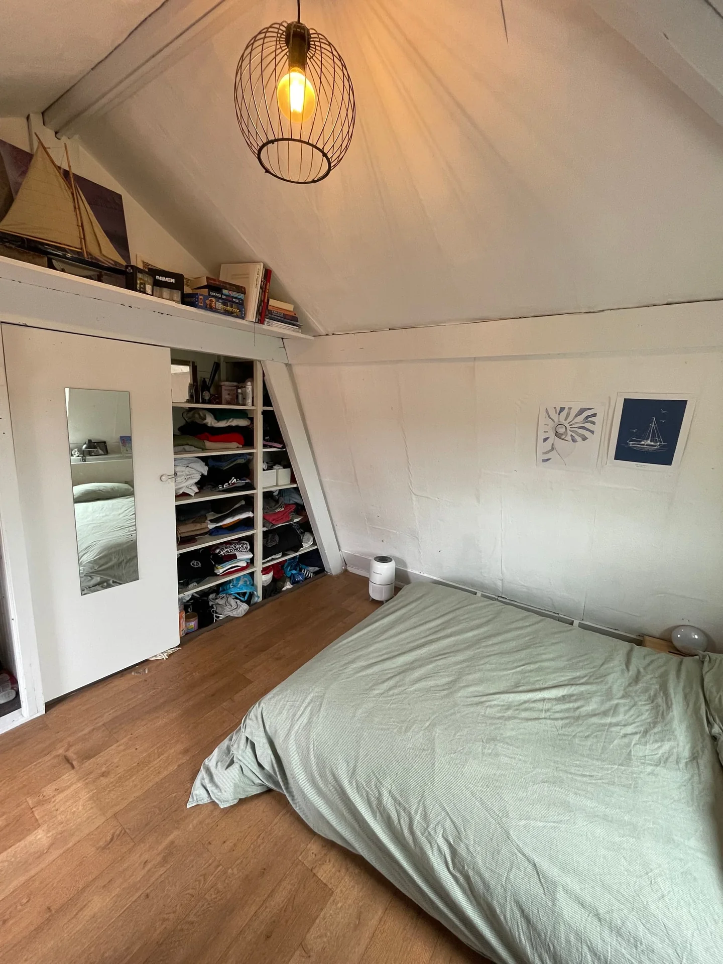 geblurde versie van de foto als achtergrond