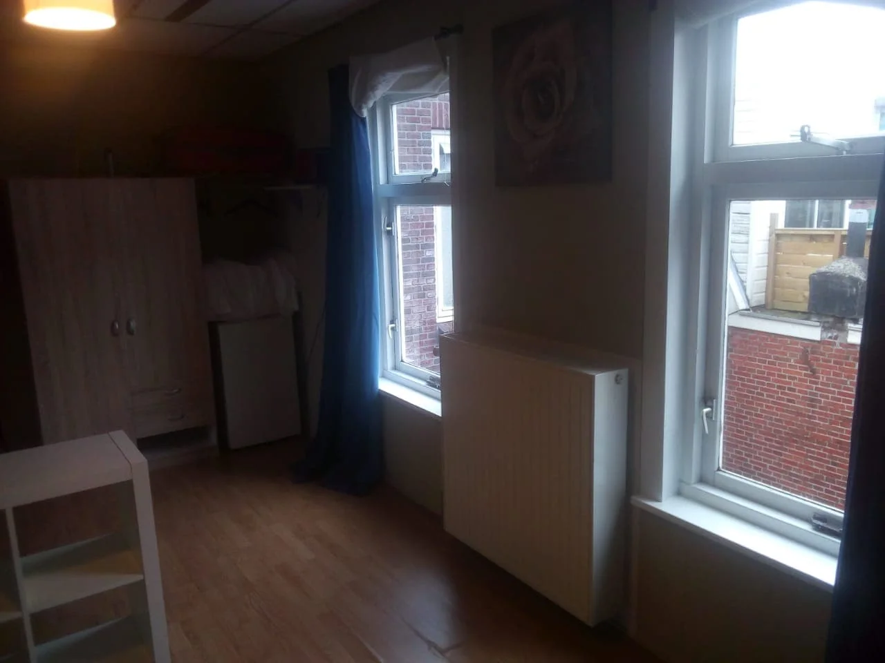 geblurde versie van de foto als achtergrond