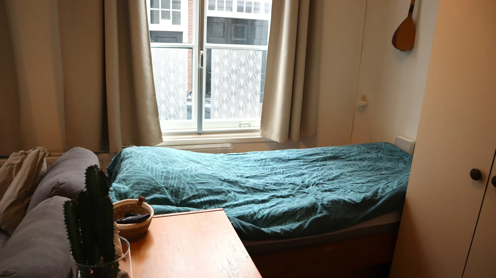 geblurde versie van de foto als achtergrond