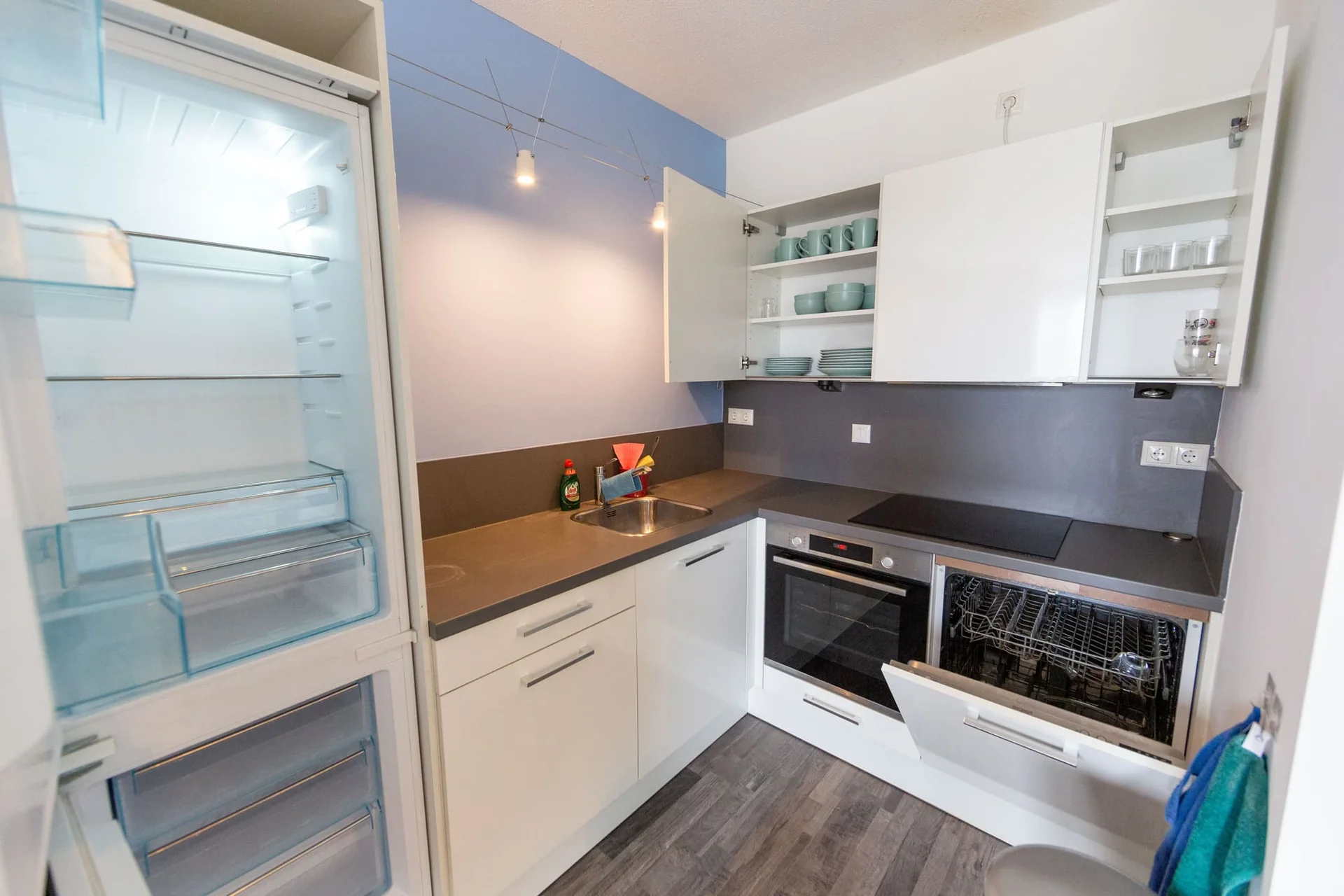 geblurde versie van de foto als achtergrond