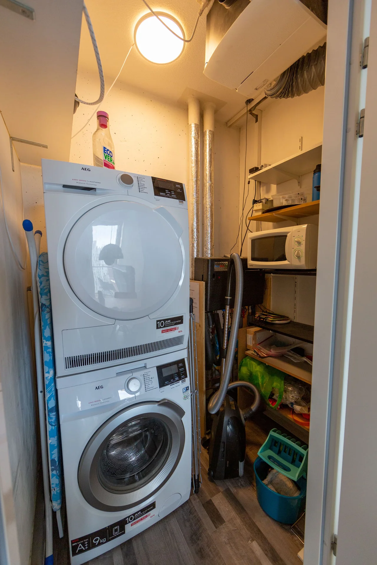 geblurde versie van de foto als achtergrond