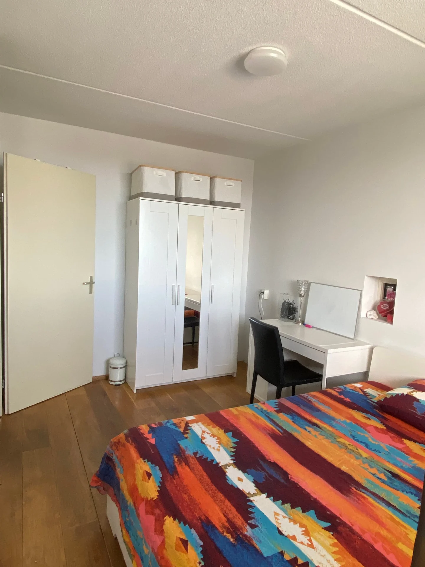 geblurde versie van de foto als achtergrond