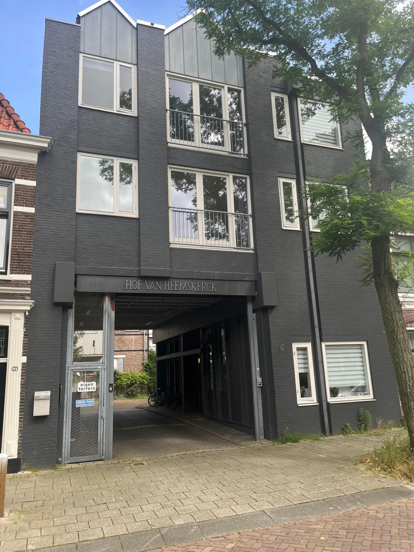Foto van de Appartement gelegen aan de Maerten van Heemskerckstraat in Haarlem