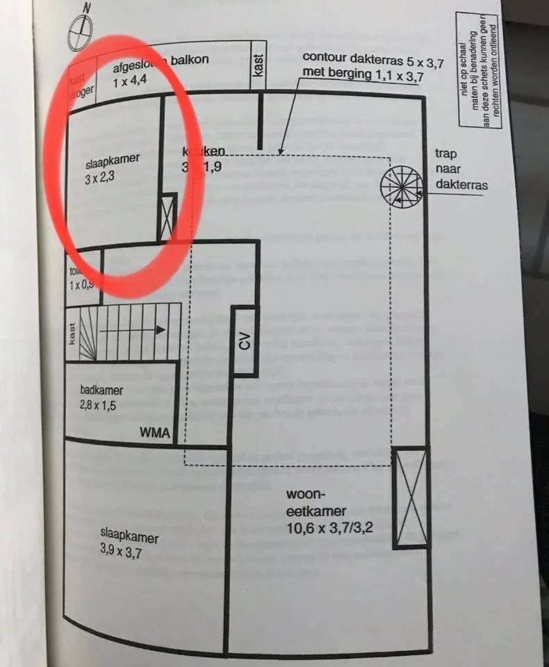 Foto van de Kamer gelegen aan de Loosduinseweg in Den Haag