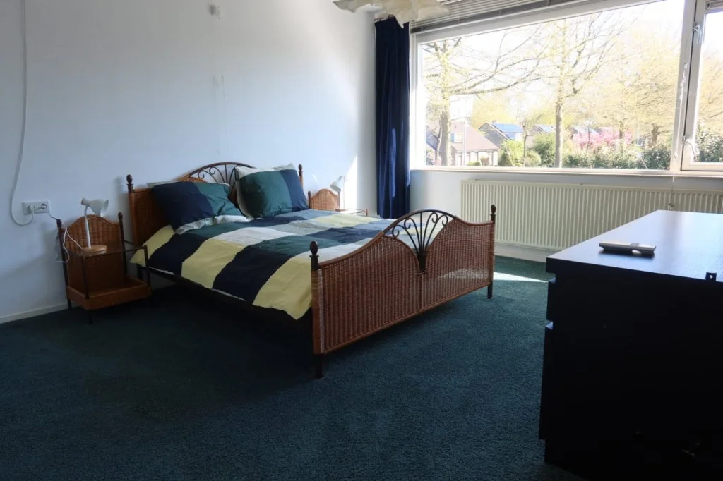 geblurde versie van de foto als achtergrond