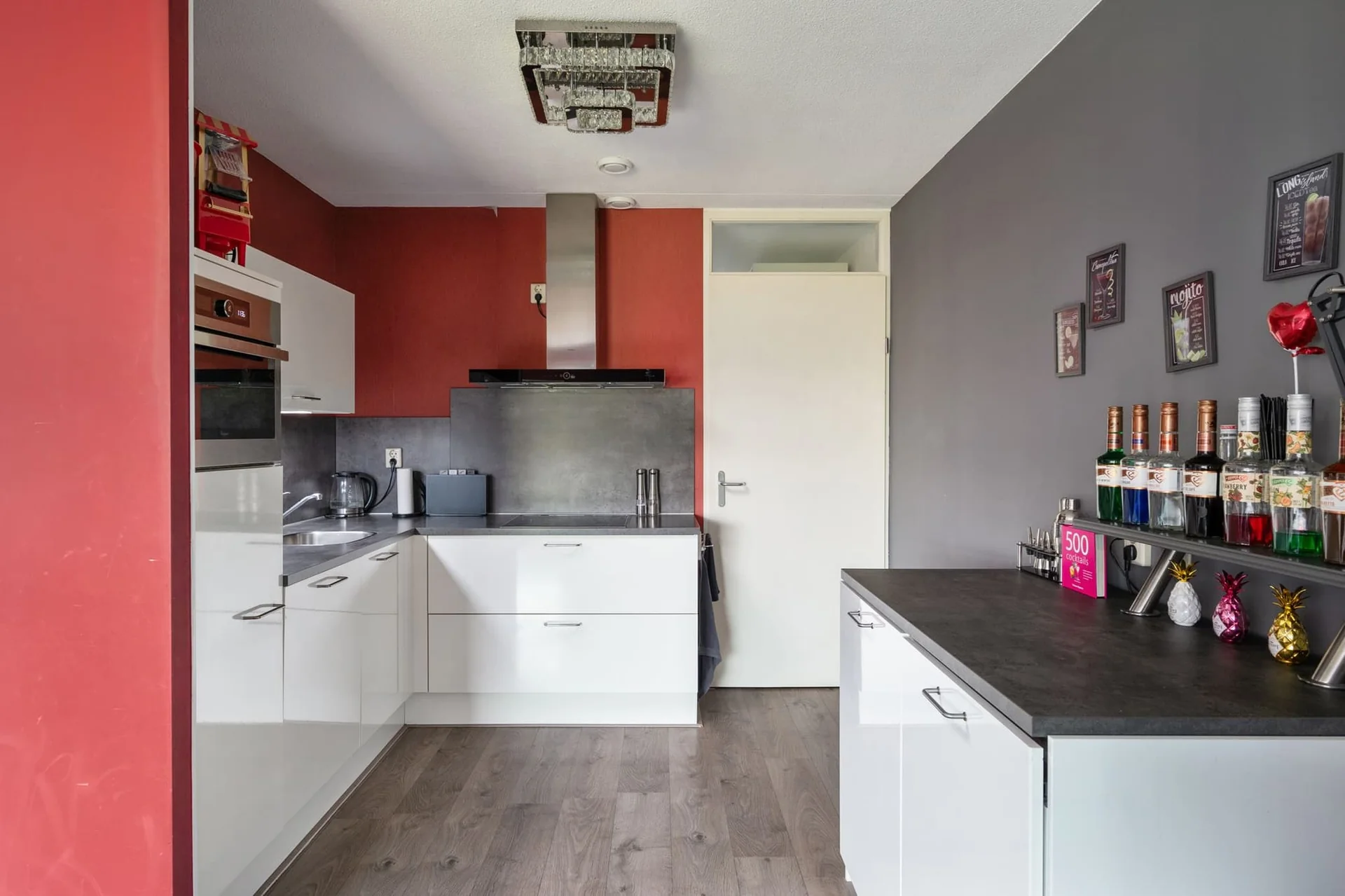 geblurde versie van de foto als achtergrond