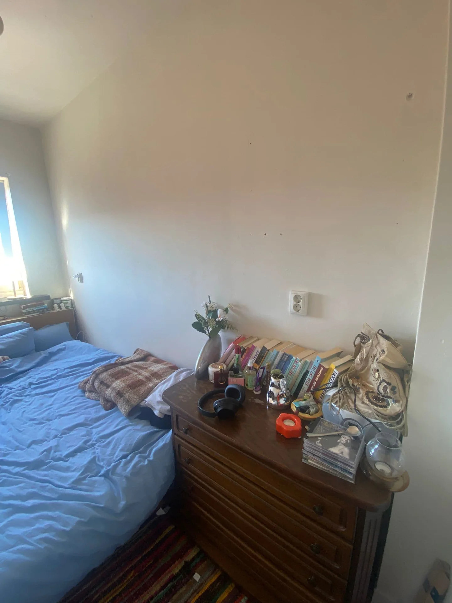 geblurde versie van de foto als achtergrond