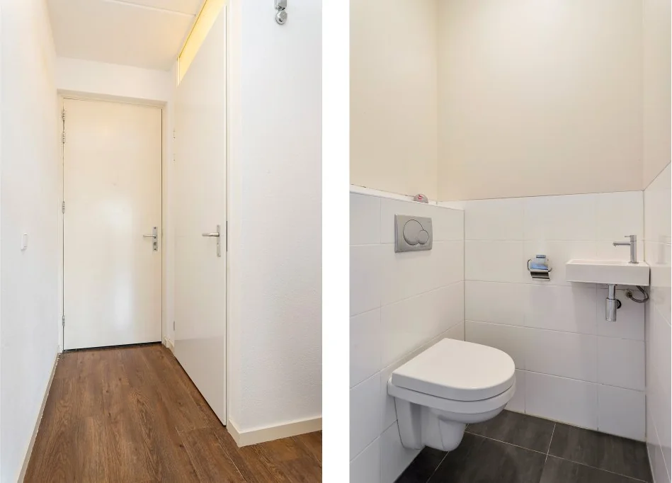 geblurde versie van de foto als achtergrond