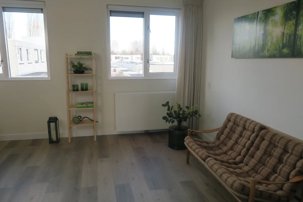 geblurde versie van de foto als achtergrond