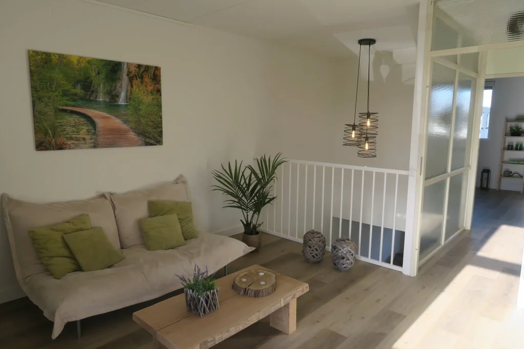 geblurde versie van de foto als achtergrond